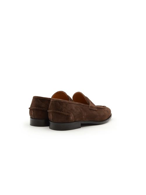 MOCASSINO IN CAMOSCIO MARRONE ZANFRINI | 1046CTDM