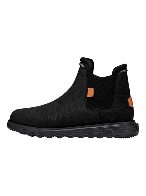 BRANSON CRAFT LEATHER NERO HEYDUDE | 40187NBLK