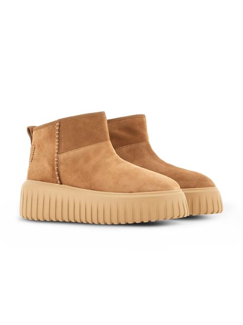 STIVALETTO H STRIPES CAMMELLO HOGAN | HXW6450FF90BTMS410