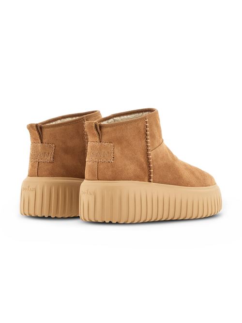 STIVALETTO H STRIPES CAMMELLO HOGAN | HXW6450FF90BTMS410