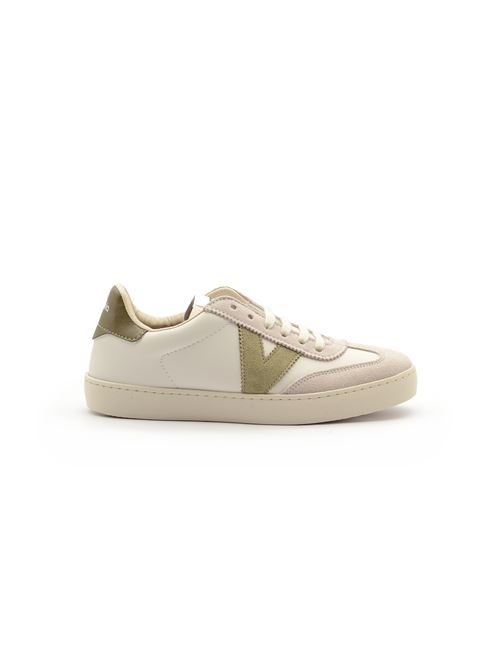 TENNIS BIANCA E VERDE OLIVA VICTORIA | 1126184P/CVERDE