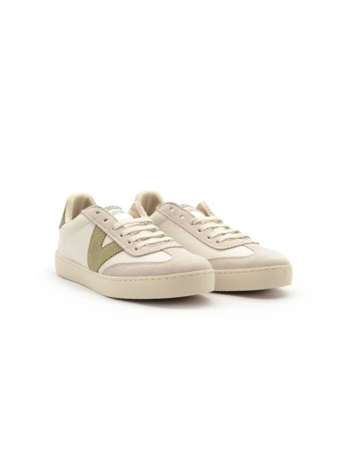 TENNIS BIANCA E VERDE OLIVA VICTORIA | 1126184P/CVERDE
