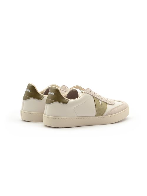 TENNIS BIANCA E VERDE OLIVA VICTORIA | 1126184P/CVERDE