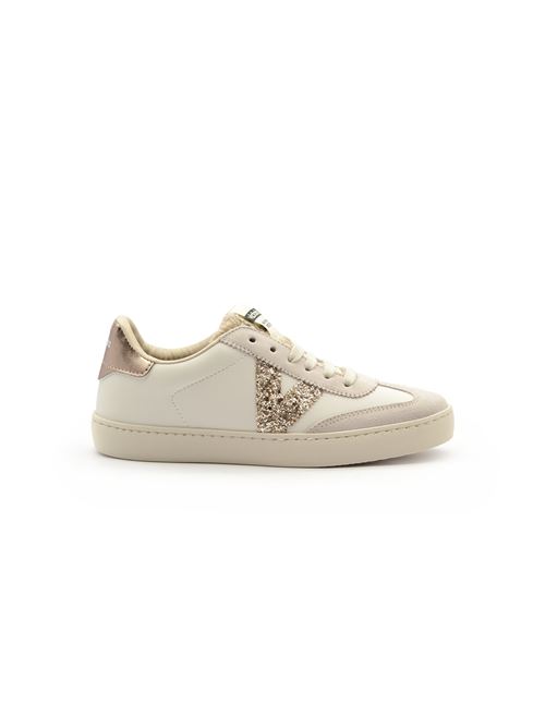 TENNIS BIANCA E ORO+GLITTER VICTORIA | 1126185GLITTERORO
