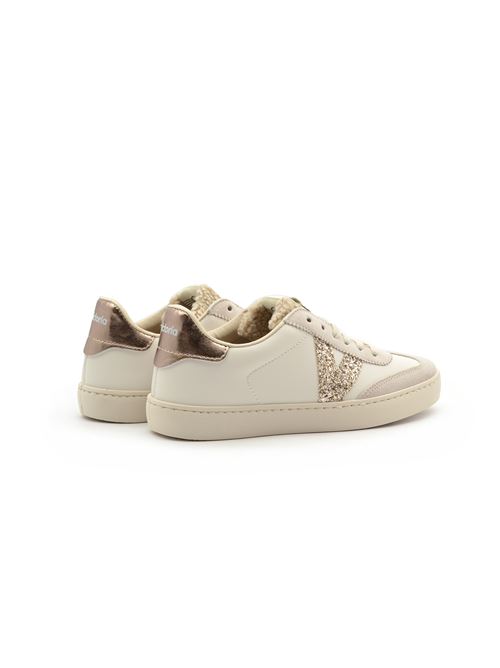 TENNIS BIANCA E ORO+GLITTER VICTORIA | 1126185GLITTERORO