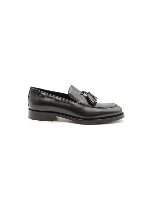 MOCASSINO NAPPINE NERO ZANFRINI | 302-151PBLK