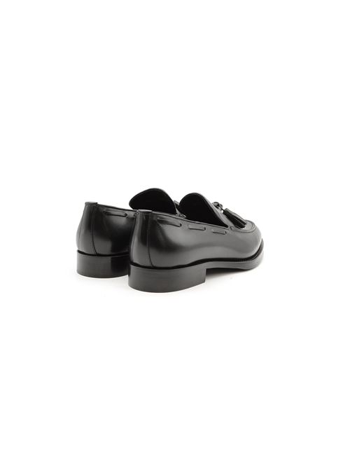MOCASSINO NAPPINE NERO ZANFRINI | 302-151PBLK