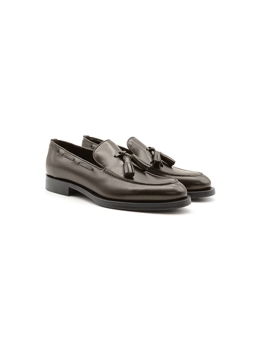 MOCASSINO NAPPINE MARRONE ZANFRINI | 302-151PTDM
