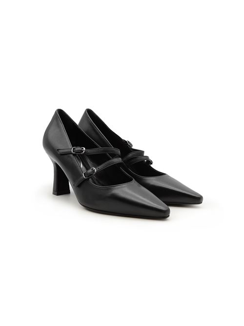 DECOLTE' CINTURINI NERO ZANFRINI | BR325PBLK