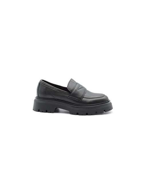 MOCASSINO FASCETTA NERO ZANFRINI | NINAPBLK