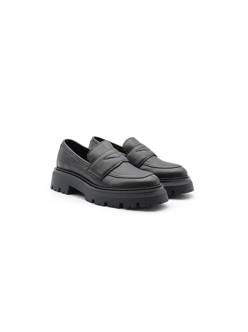 MOCASSINO FASCETTA NERO ZANFRINI | NINAPBLK