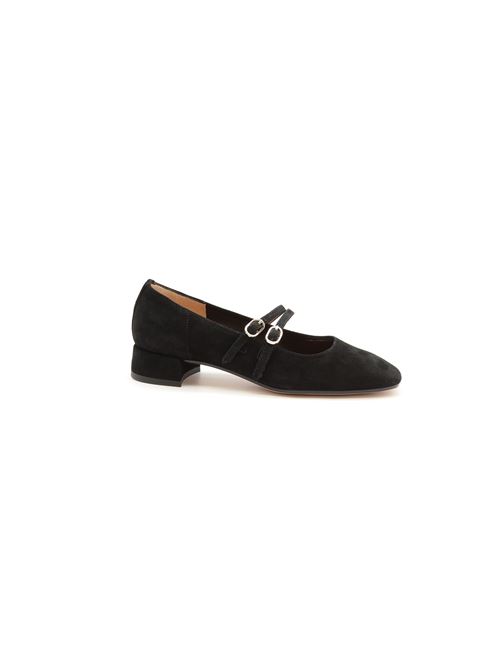 DECOLTE' DOPPIO LACCIO CAMOSCIO NERO ZANFRINI | VIACBLK