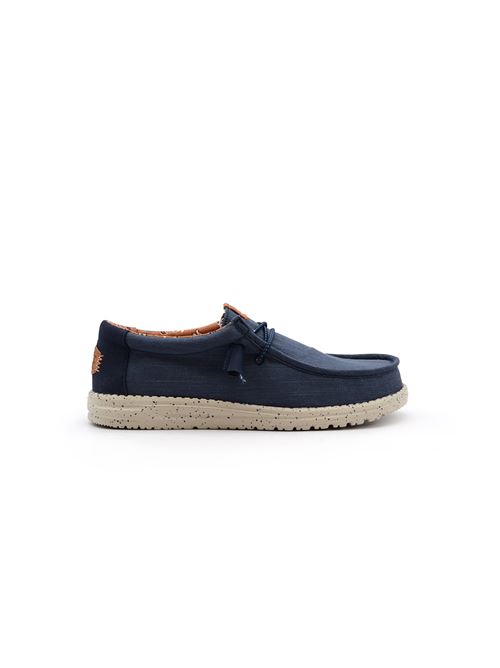 WALLY WASHED NAVY HEYDUDE | 40296TBLU