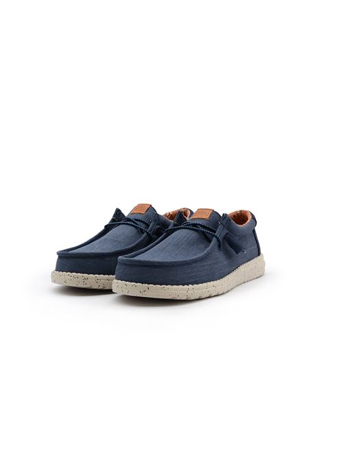WALLY WASHED NAVY HEYDUDE | 40296TBLU
