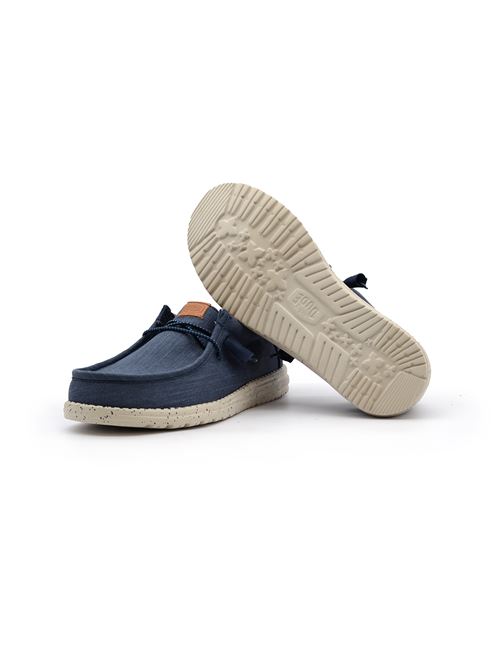 WALLY WASHED NAVY HEYDUDE | 40296TBLU