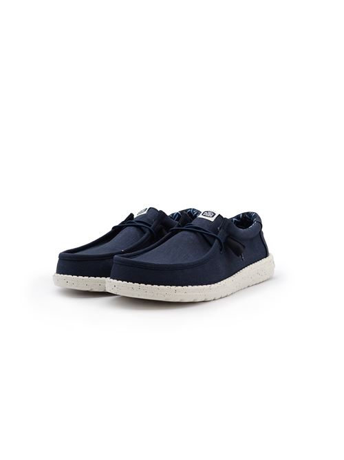 WALLY CANVAS BLUE HEYDUDE | 40700CBLU