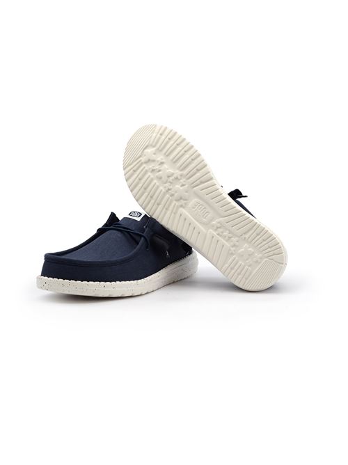 WALLY CANVAS BLUE HEYDUDE | 40700CBLU
