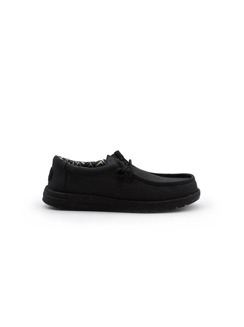 WALLY STRETCH BLACK HEYDUDE | 40700TBLK