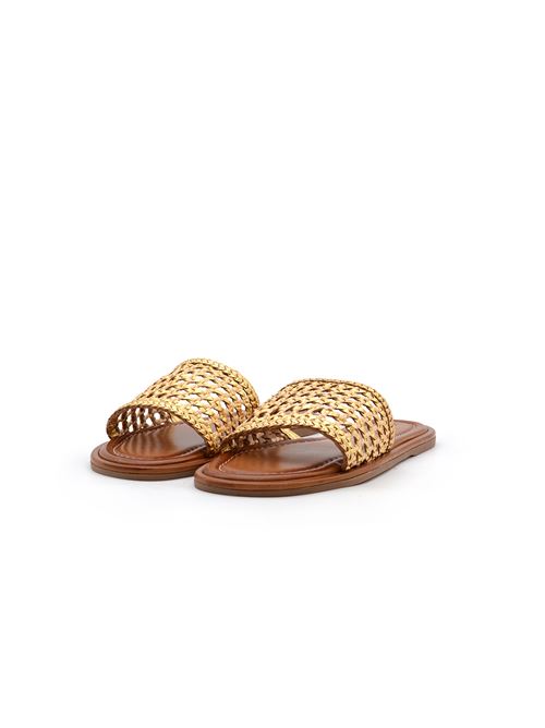 CIABATTA INTRECCIATA ORO INUOVO | 103109IGOLD