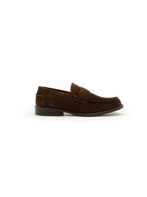 MOCASSINO CON FASCETTA MARRONE ZANFRINI | 361-01CTDM