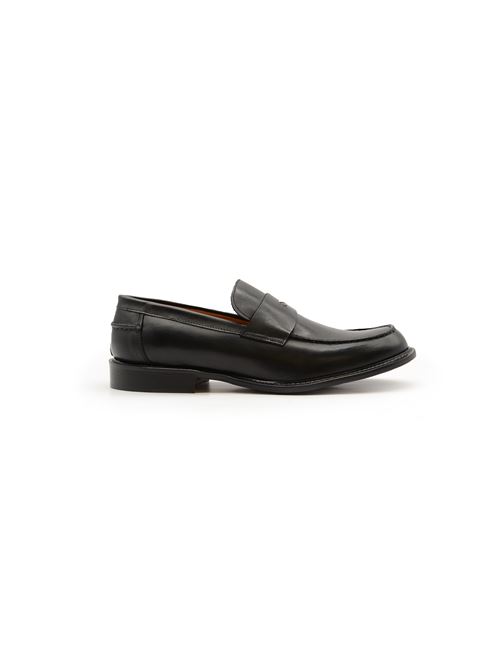 MOCASSINO CON FASCETTA NERO ZANFRINI | 361-01PBLK
