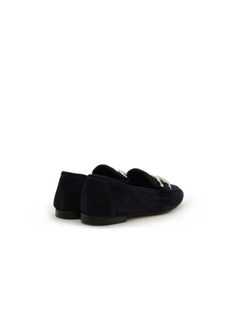 MOCASSINO MORSETTO BLU ZANFRINI | NINFACBLU