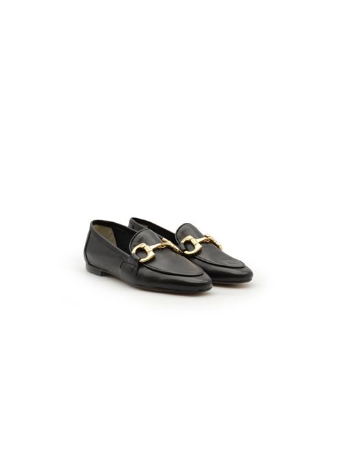 MOCASSINO MORSETTO NERO ZANFRINI | NINFANBLK