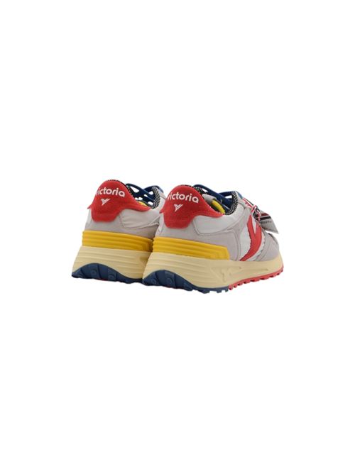 SNEAKER ZEPPETTA GRIGIO ROSSO VICTORIA | 8814100CTGRIS