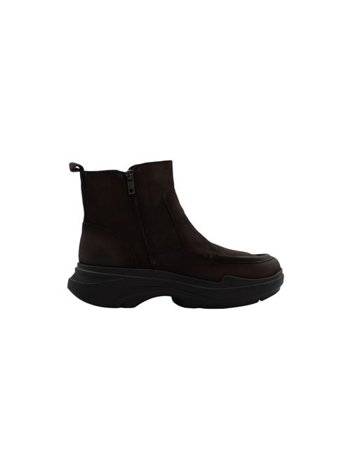 NORRIS ZIP FONDO SNEAKER TESTA MORO ASH | NORRISITDM