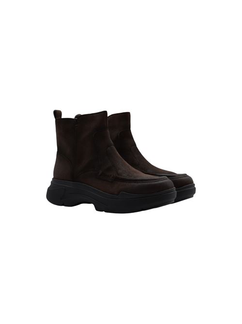 NORRIS ZIP FONDO SNEAKER TESTA MORO ASH | NORRISITDM