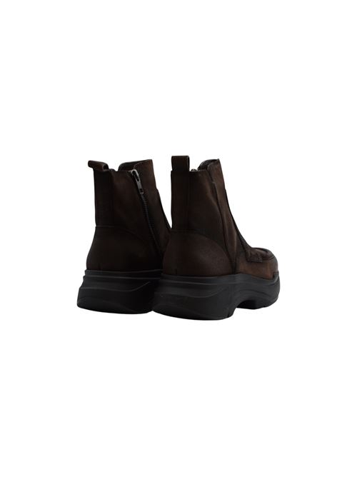 NORRIS ZIP FONDO SNEAKER TESTA MORO ASH | NORRISITDM