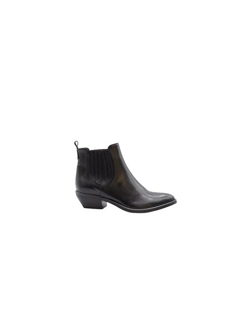 TEXANO BASSO PELLE BLK ZANFRINI | 2064PBLK