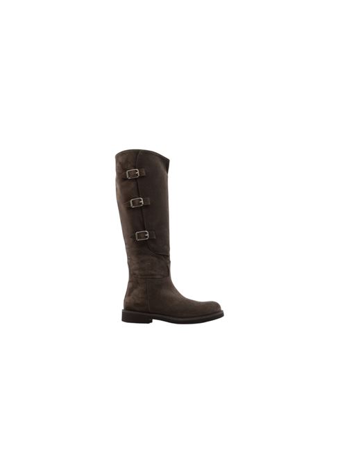 STIVALE FIBBIE TAUPE ZANFRINI | 3501CBRWN