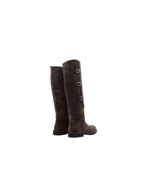 STIVALE FIBBIE TAUPE ZANFRINI | 3501CBRWN